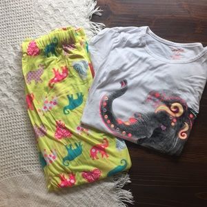 Elephant pajama set